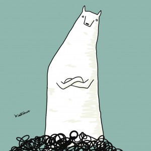 a little more to the right