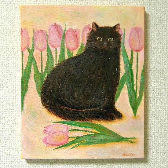 黒猫 | アート・インテリア絵画の通販・販売サイト ｜ thisisgallery - ディスイズギャラリー
