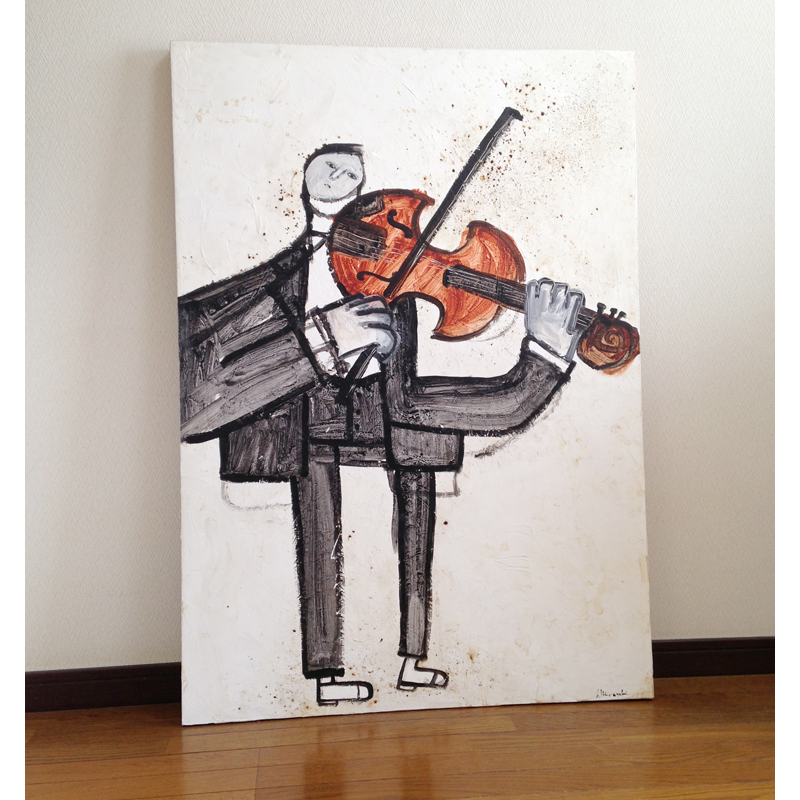珈琲とバイオリン | アート・インテリア絵画の通販・販売サイト ｜ thisisgallery - ディスイズギャラリー