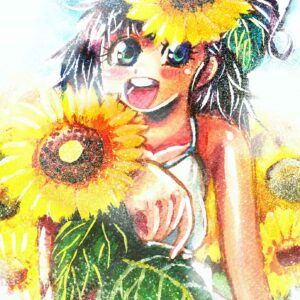画家 おち　よしかず １９９６年東京理科大学理学部二部化学科卒業