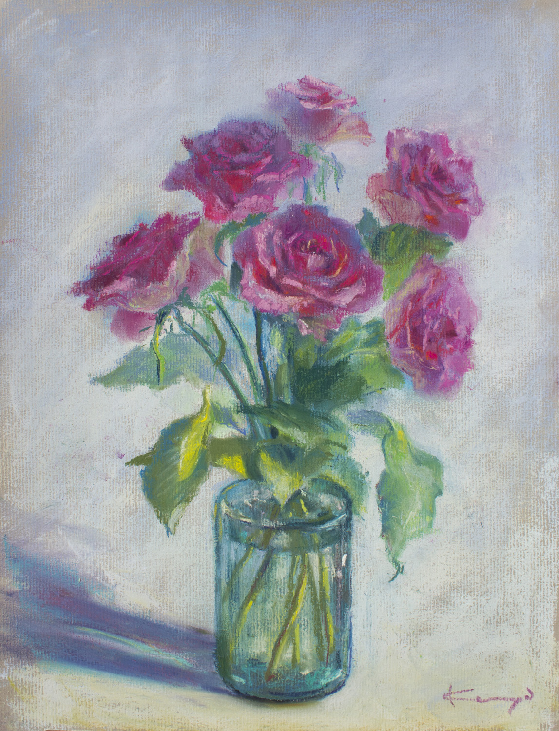 青い花瓶の薔薇 現代アート 絵画の通販 販売サイト Thisisgallery ディスイズギャラリー