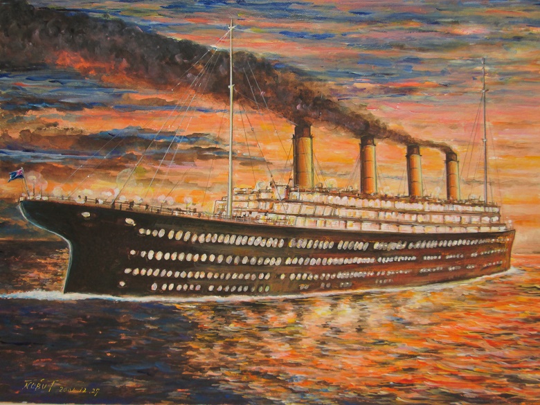 タイタニック号 最期の航海 現代アート 絵画の通販 販売サイト Thisisgallery ディスイズギャラリー