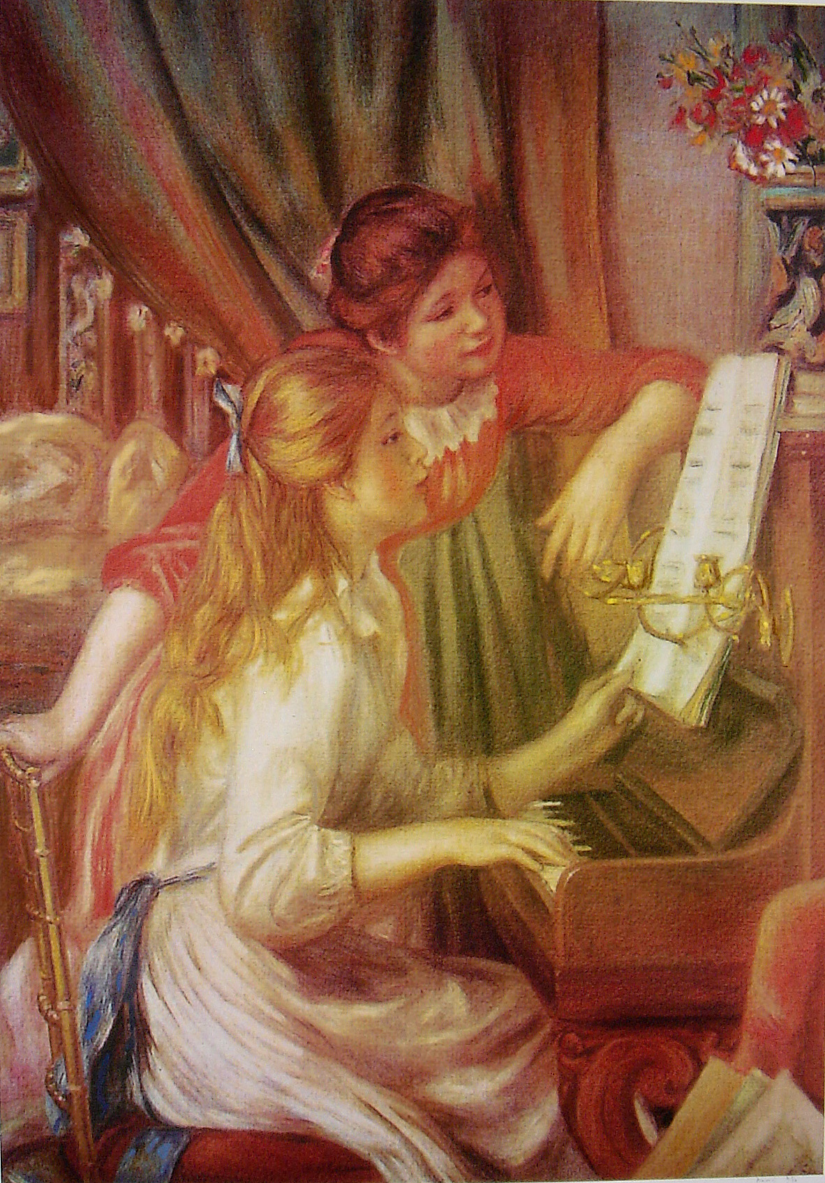 ピアノに寄る少女たち(2/10) | インテリア絵画 アートの専門通販 