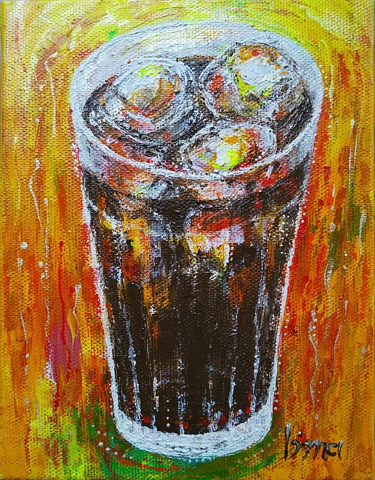 黄昏アイスコーヒー | インテリア絵画 アートの専門通販 thisisgallery