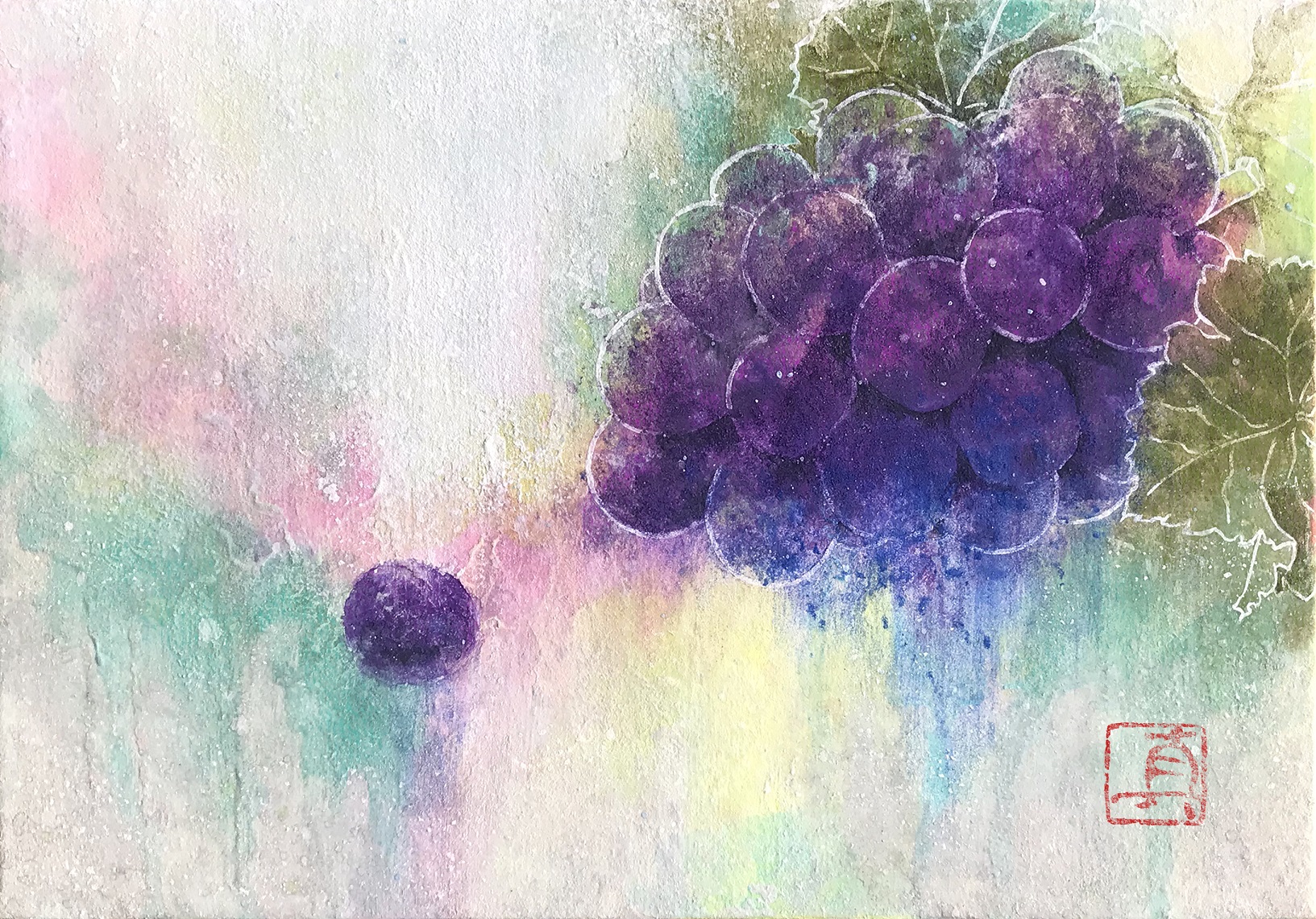 葡萄の誘惑 | アート・インテリア絵画の通販・販売サイト