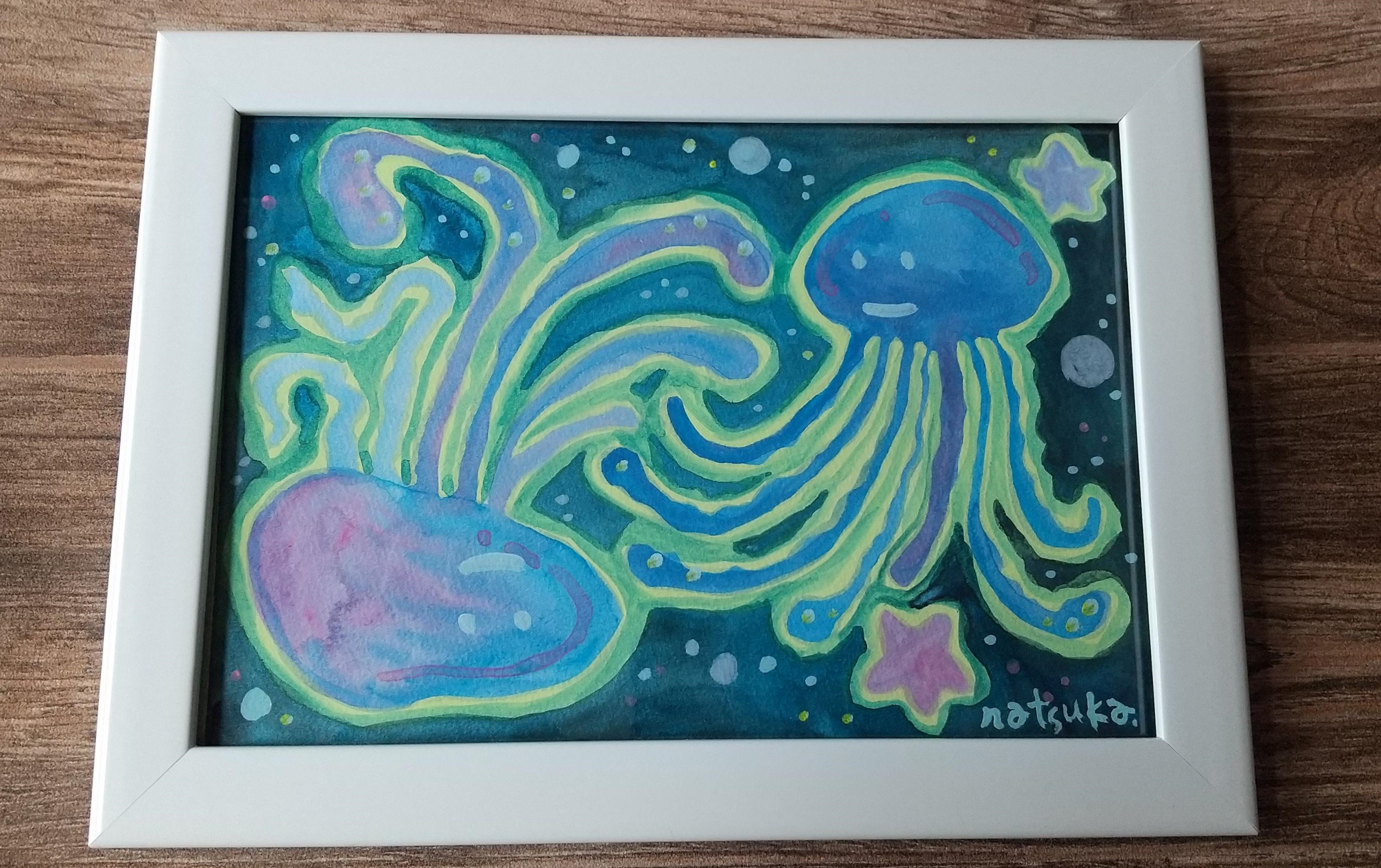 くらげ2ひき アート インテリア絵画の通販 販売サイト Thisisgallery ディスイズギャラリー