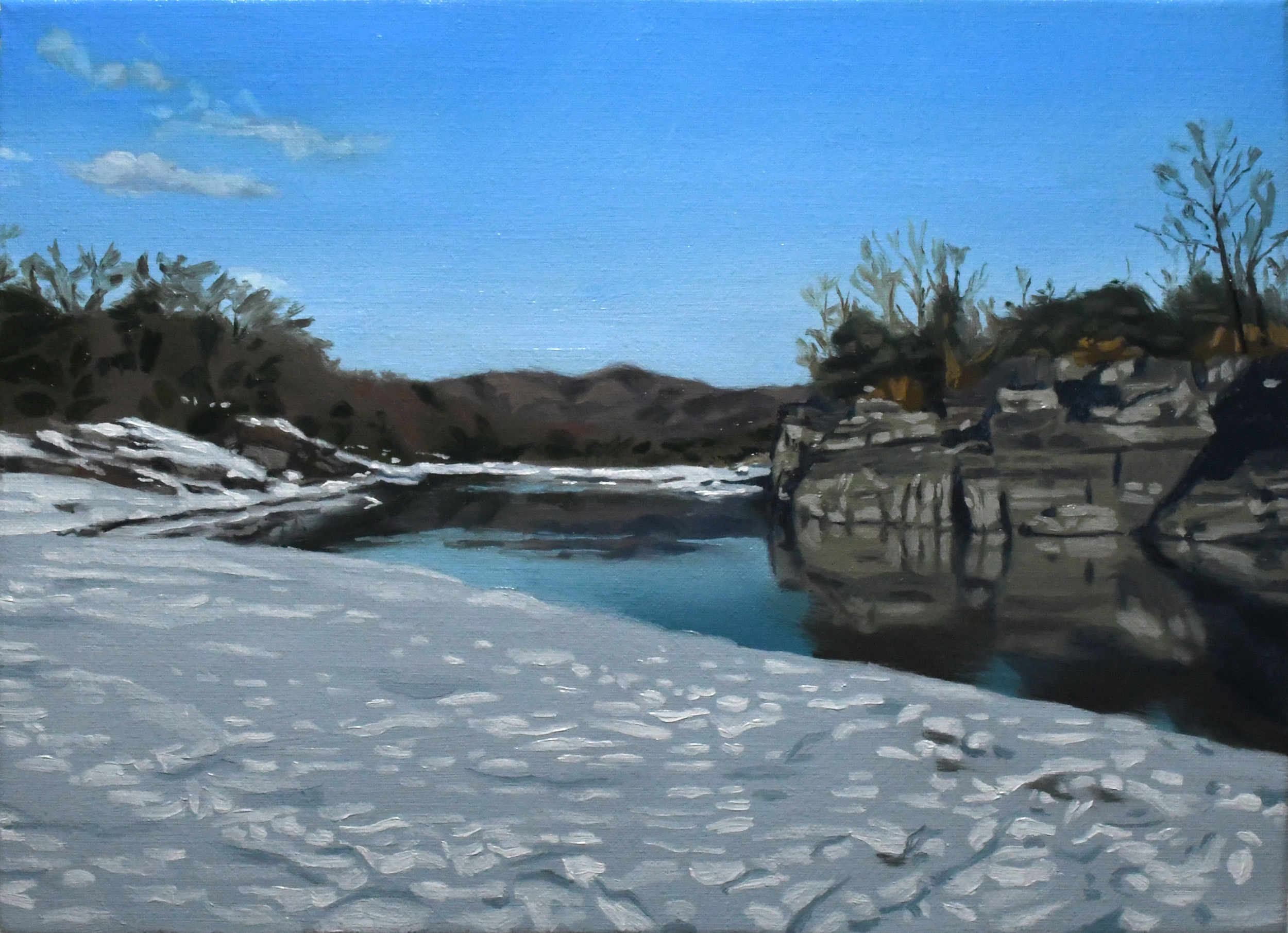 冬の川 | アート・インテリア絵画の通販・販売サイト ｜ thisisgallery