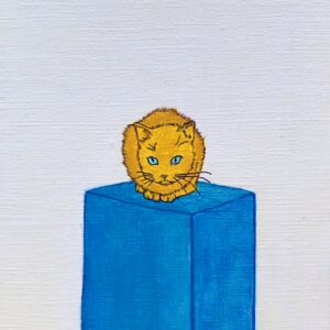 猫 キャンバス アクリル絵具 | アート・インテリア絵画の通販・販売 