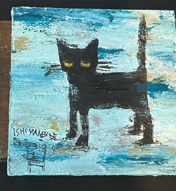 黒猫 20230309 | インテリア絵画 アートの専門通販 thisisgallery 