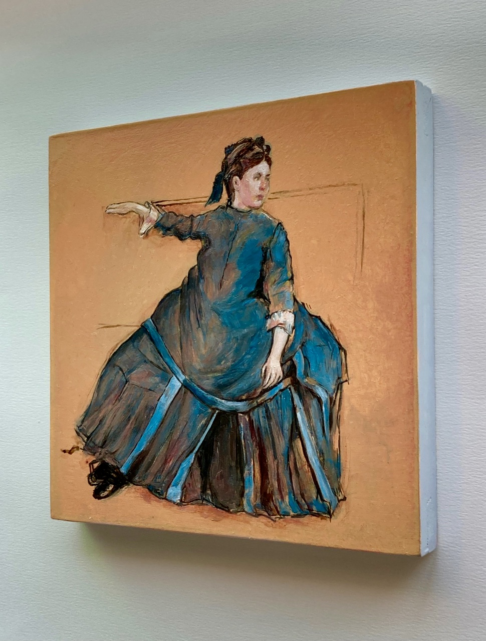 模写 エドガードガ(ソファに座る女性) | アート・インテリア絵画の通販