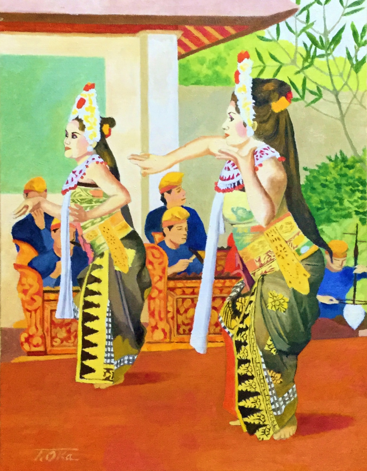 バリ島の踊り子 | アート・インテリア絵画の通販・販売サイト