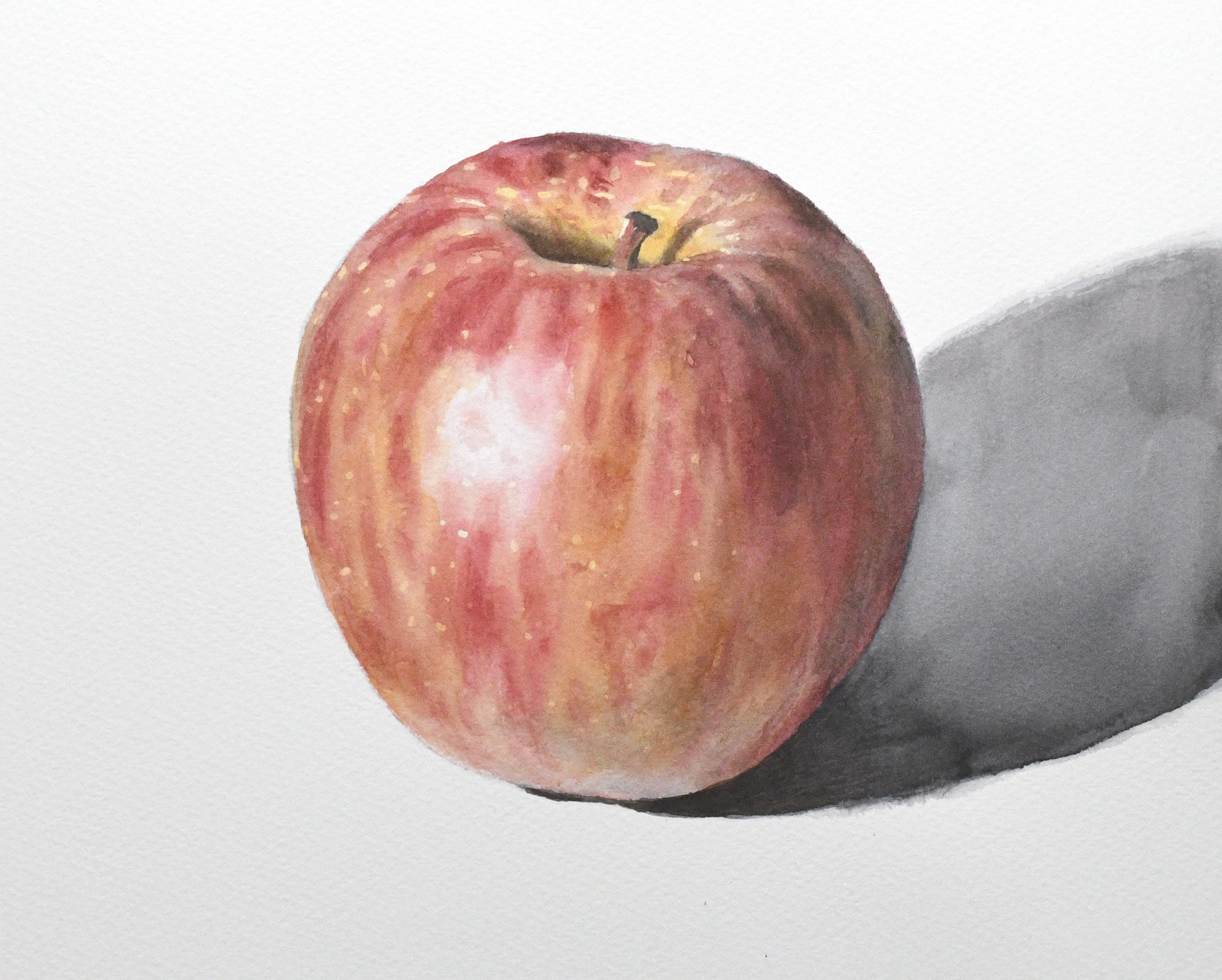 最安値級価格 ジャズリンゴ(size11x11) 原画 水彩画 - 美術品 