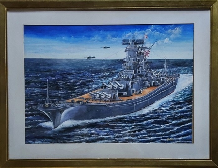 戦艦「大和」 | nobu ｜インテリア絵画 アートの専門通販 thisisgallery（ディスイズギャラリー）