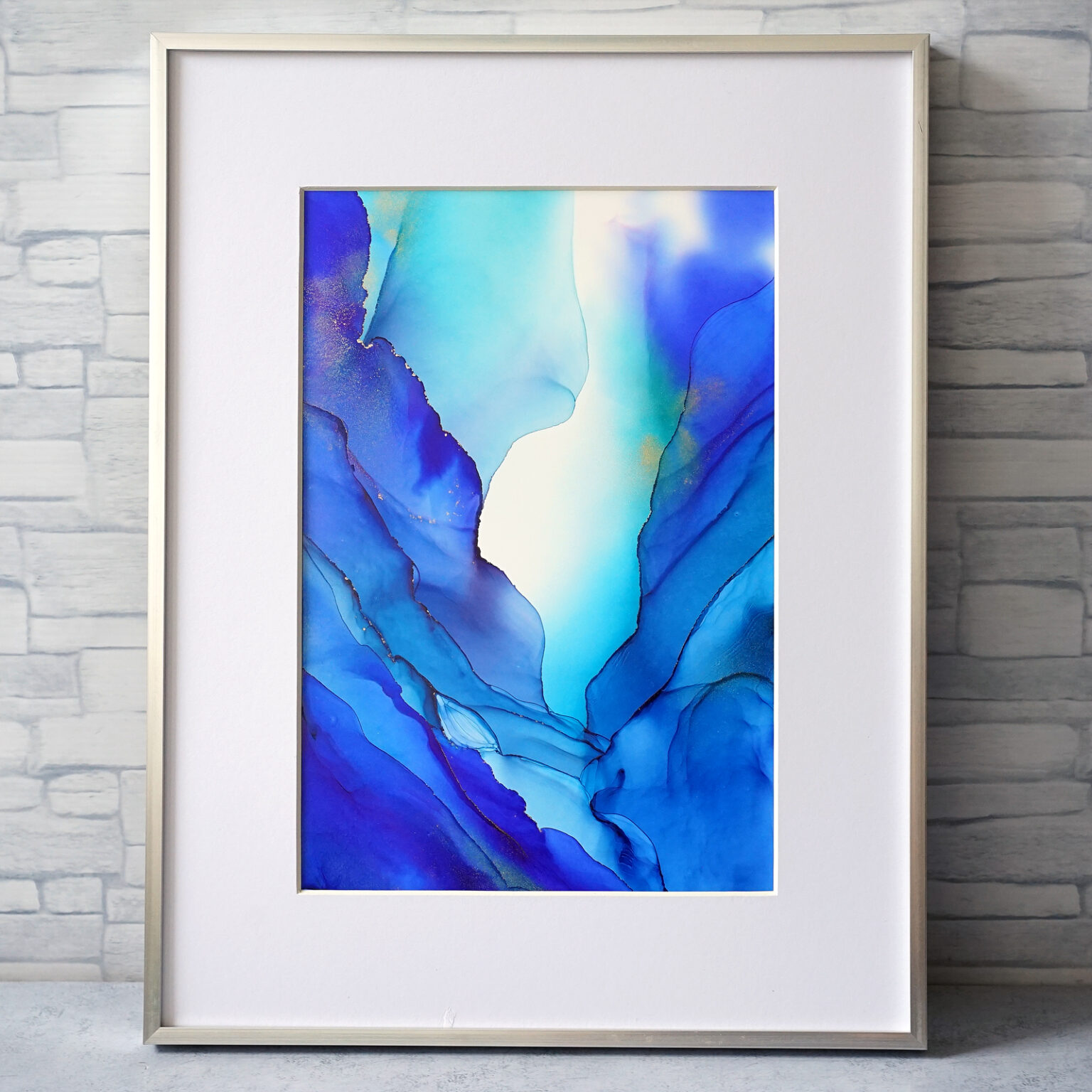 かがやく青の世界 #02 | イズミ ルイ ｜インテリア絵画 アートの専門通販 thisisgallery（ディスイズギャラリー）