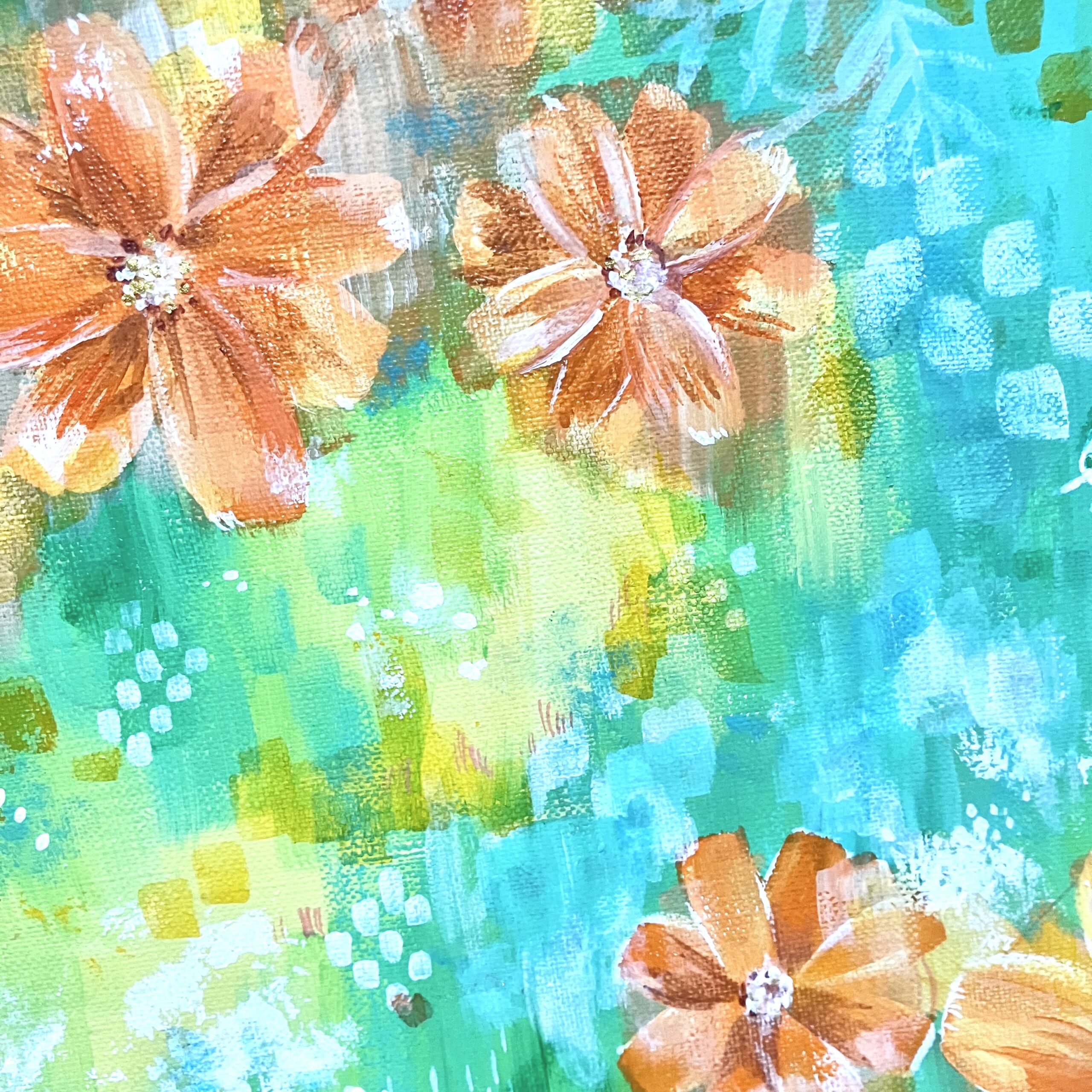 秋桜と猫 | wacaco［ワカコ］ ｜インテリア絵画 アートの専門