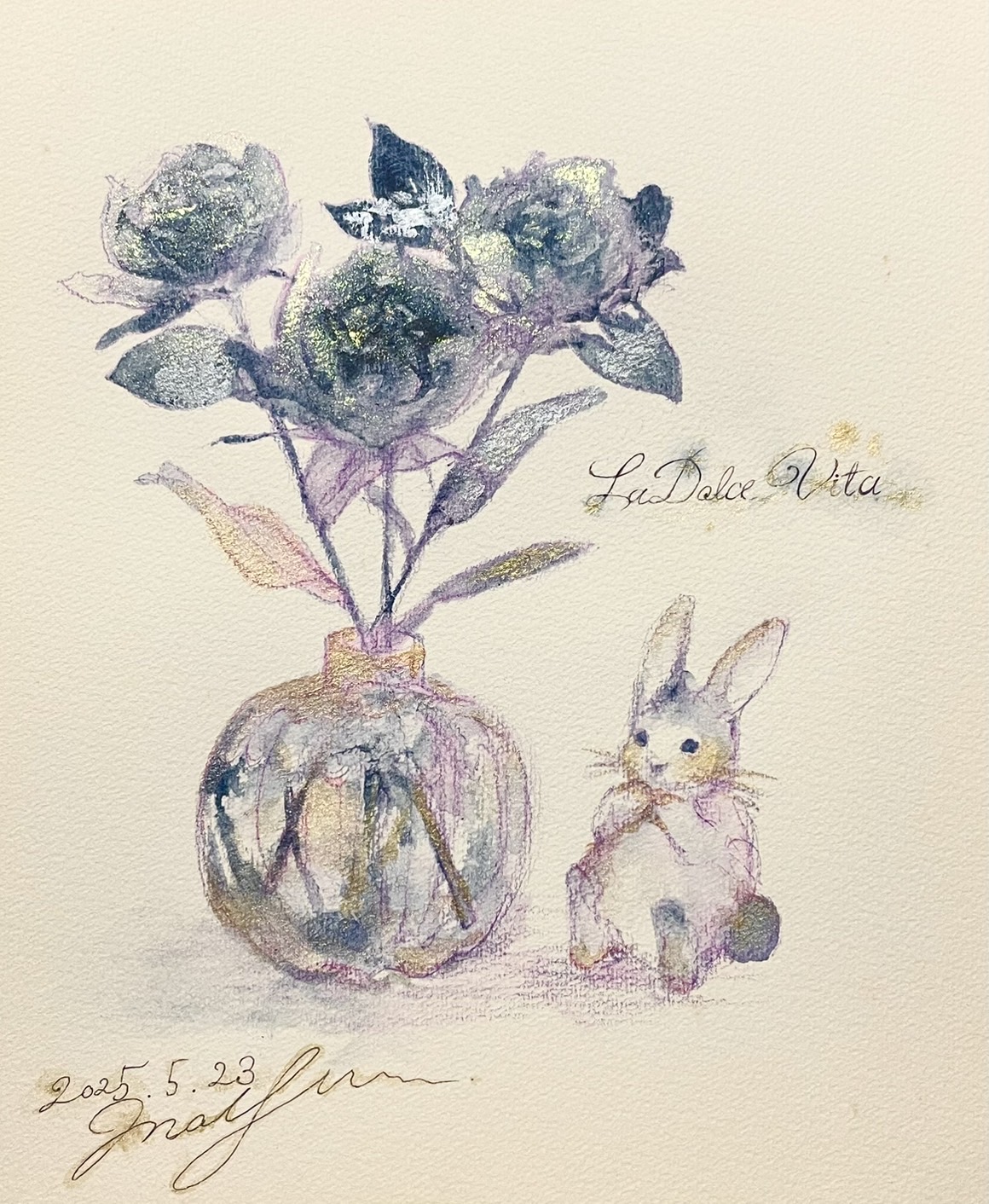 2025.5.23 ウサギ | 愛友 ｜インテリア絵画 アートの専門通販