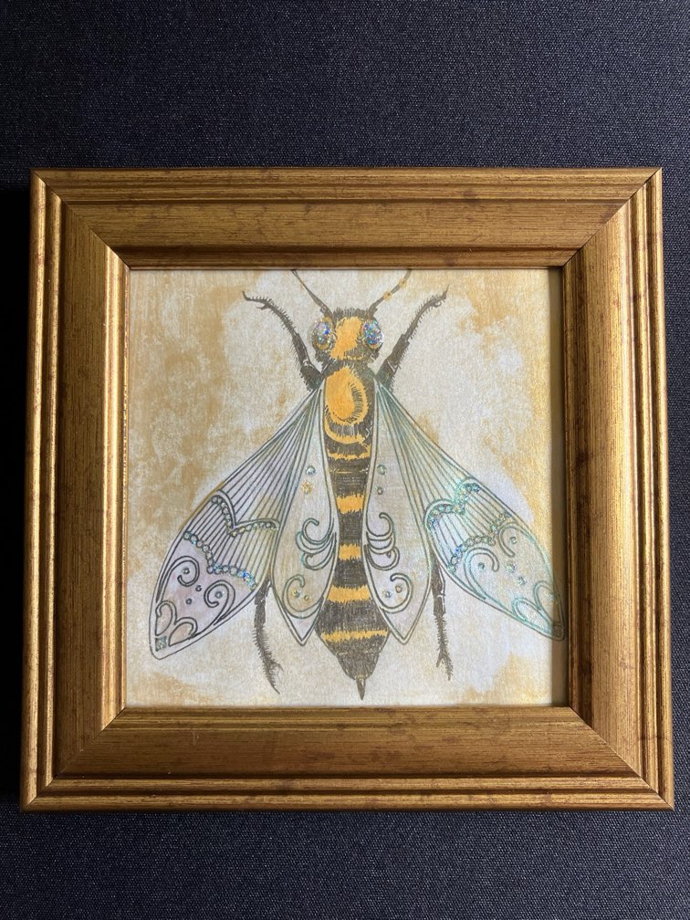 アクリル画 のおすすめ作品・人気作家 蜂イラスト絵小さい 蜂 インテリア絵画 アート