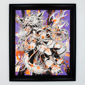 手描きイラスト のおすすめ作品・人気作家 キャラクター Orange and Purple インテリア絵画 アート