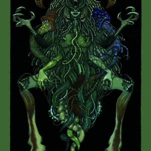 デジタルイラスト のおすすめ作品・人気作家 サタン悪魔不気味不思議キマイラ怪物神 サタネル インテリア絵画 アート