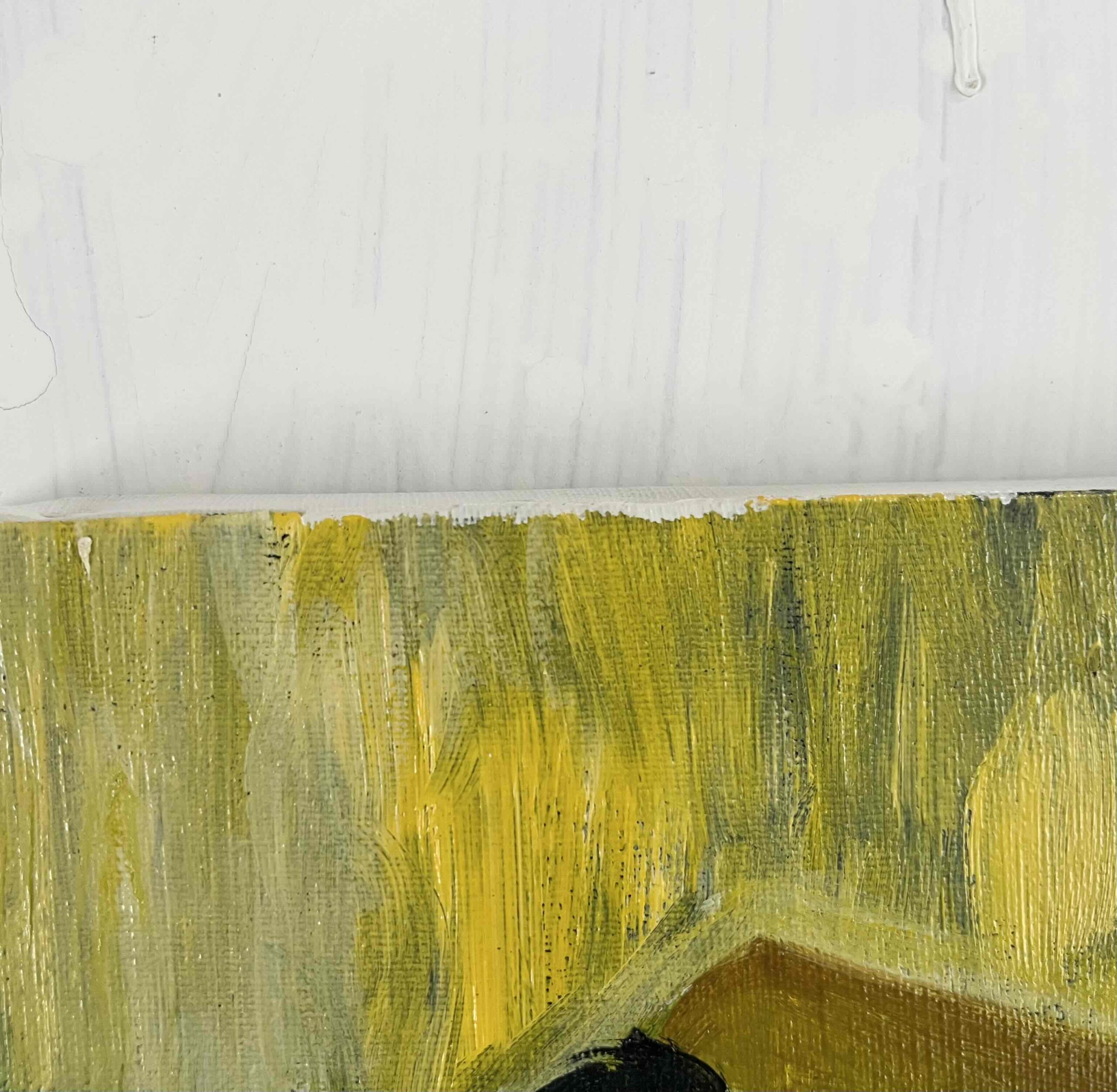 16×23㎝「痒い背中」油彩・原画・サムホール 16×23㎝「痒い背中」サムホール・油彩・原画 | かいがのみせ