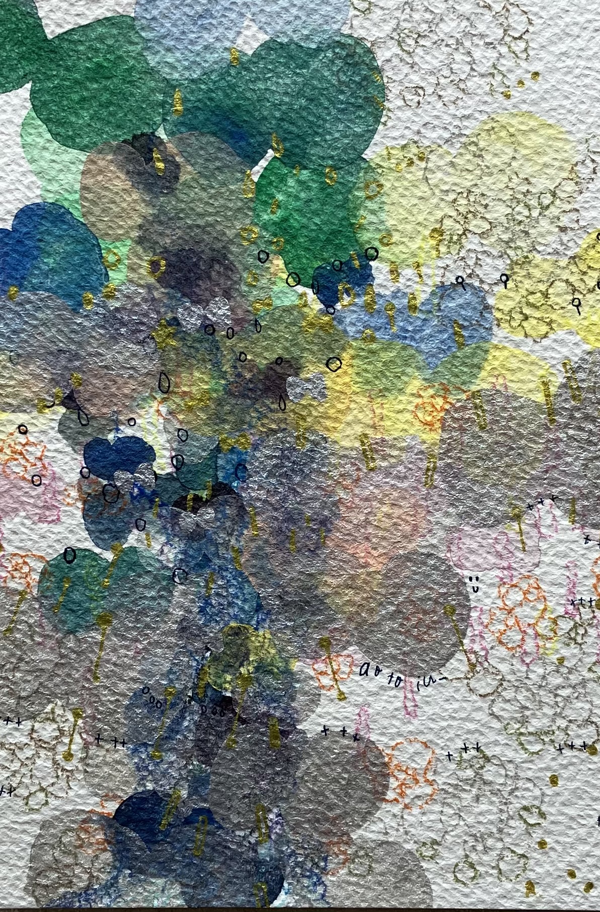 みぃこ○魔法のsunrise 絵画原画 癒しの水彩画1045 sunrise