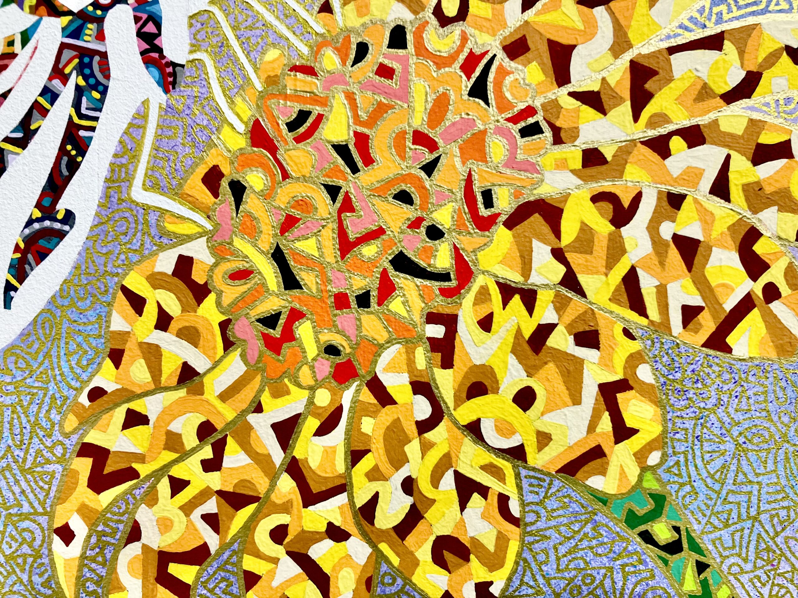 花風の 香りを紡ぐ 夏の蝶 | idogaeru ｜インテリア絵画 アート