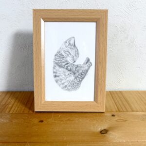 デッサン 素描 のおすすめ作品・人気作家 猫子猫デッサン 眠る子猫デッサン インテリア絵画 アート