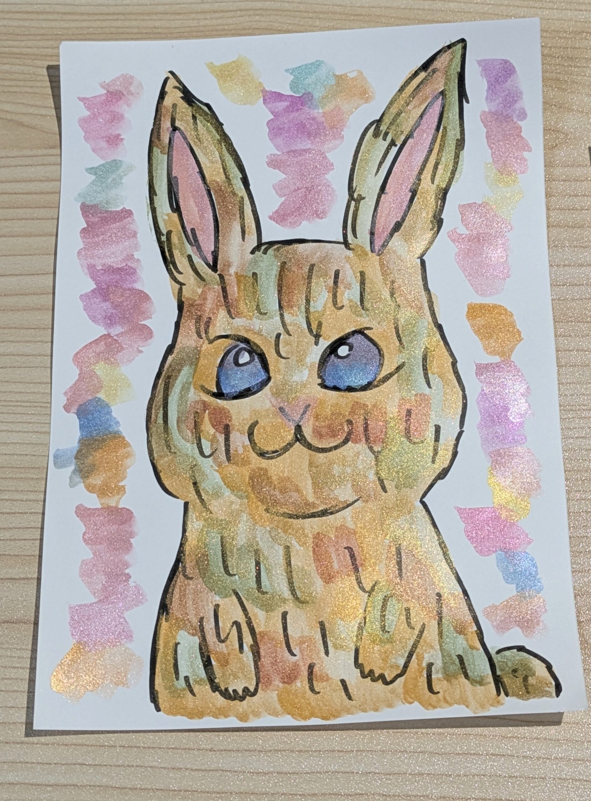 手描きイラスト のおすすめ作品・人気作家 ウサギ ウサギ インテリア絵画 アート