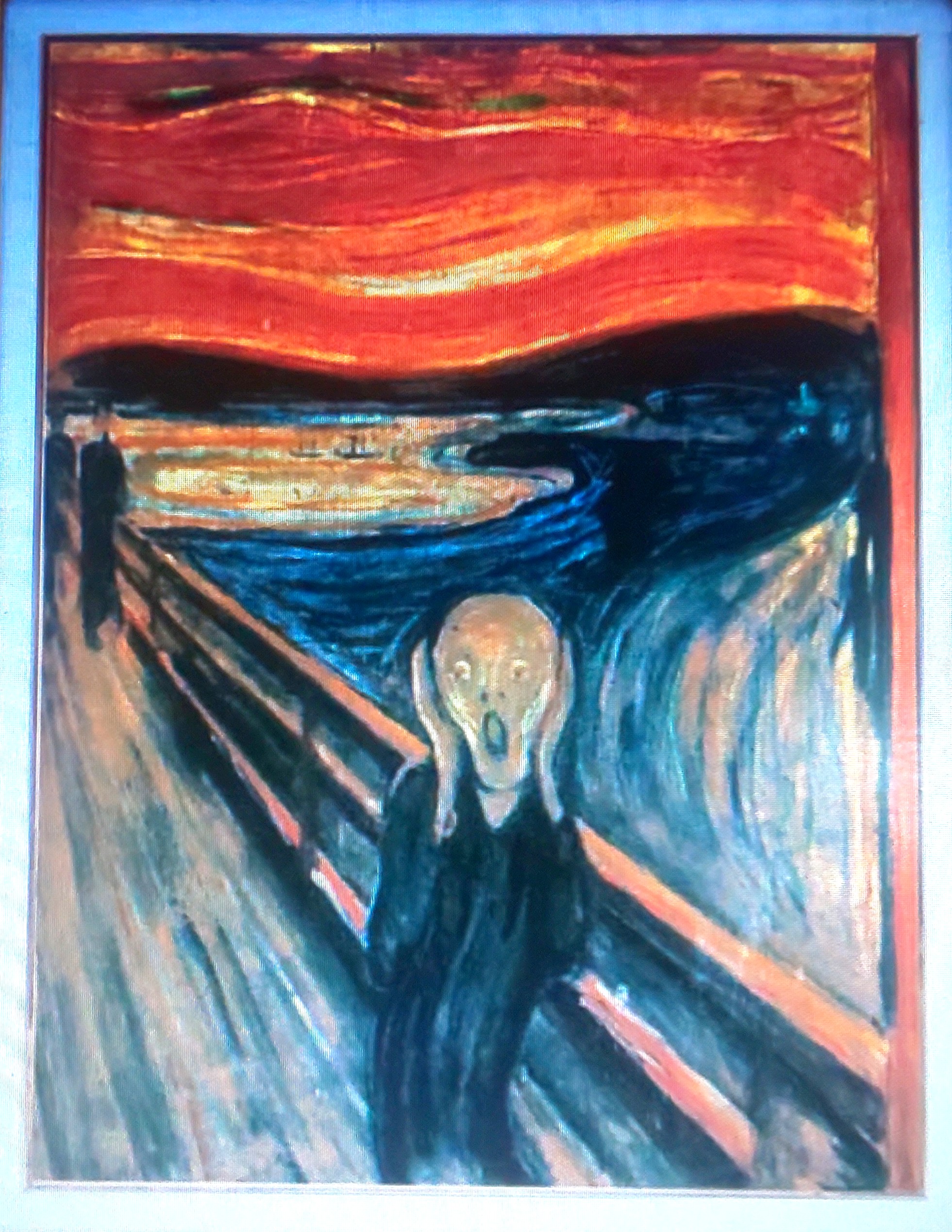 立体絵画「ゴッホの叫び」（クレイ絵画） | 山川善作