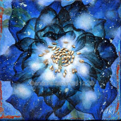 絵画 のおすすめ作品・人気作家 花混合技法アクリル日本画小品 あなたへ5 インテリア絵画 アート