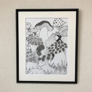 絵画 のおすすめ作品・人気作家 きのこ きのこ群 インテリア絵画 アート