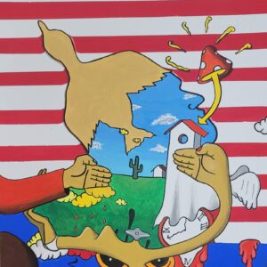 Uncategorized 抽象画 カニ インテリア絵画 アート