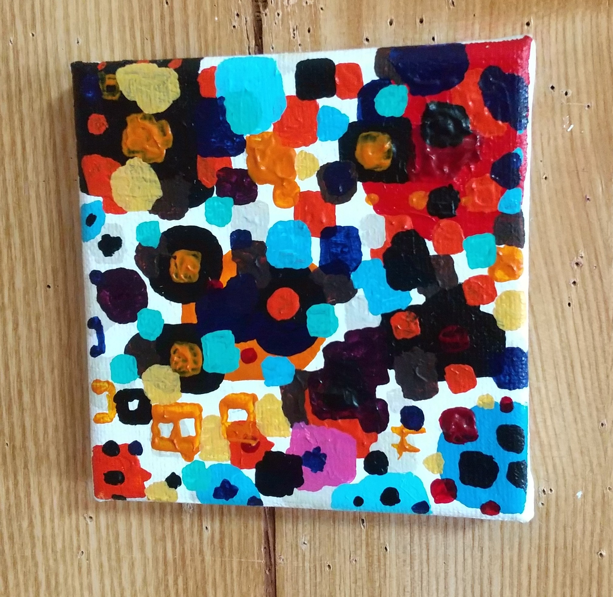 アクリル画 のおすすめ作品・人気作家 きりん絵画animalinteriorgiraffecolorful癒し和み compositionWONDA インテリア絵画 アート