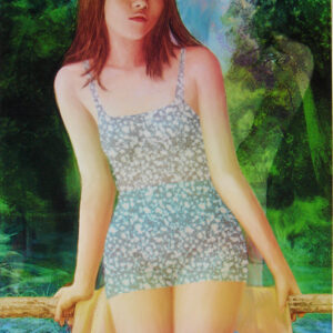 版画 のおすすめ作品・人気作家 人物 女性 少女 泉 青い泉の少女1/5(植201) インテリア絵画 アート