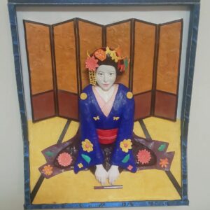 絵画 のおすすめ作品・人気作家  「お越しやす」（立体絵画） インテリア絵画 アート