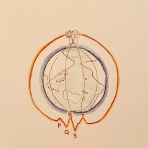 イラスト のおすすめ作品・人気作家 イラスト 心電図 インテリア絵画 アート