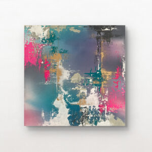 アクリル画 のおすすめ作品・人気作家 ピンク　ブルー　中東　ミクストメディア Love/Istan series インテリア絵画 アート