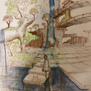 イラスト のおすすめ作品・人気作家 イラスト 花束を インテリア絵画 アート