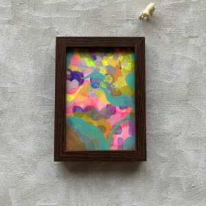 アクリル画 のおすすめ作品・人気作家 抽象 花 インテリア カラフル ポップ ユニーク 楽しい 癒し 華やか 【 Lara and pops 】 インテリア絵画 アート