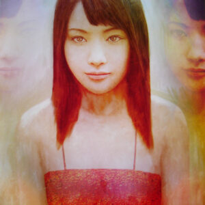 版画 のおすすめ作品・人気作家 人物 女性 赤いキャミソールのポートレート1/5(人915) インテリア絵画 アート