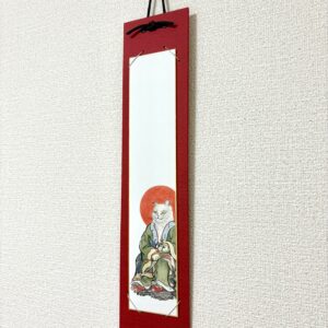 日本画 のおすすめ作品・人気作家 猫 赤 古典 和 羅漢 猫羅漢　第一尊者 インテリア絵画 アート