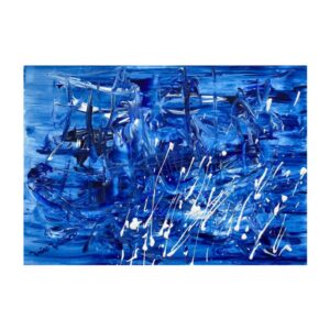 アクリル画 のおすすめ作品・人気作家 抽象画 海 アクリル画 ブルー 出航 青 風景画 Sailing インテリア絵画 アート