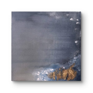 絵画 のおすすめ作品・人気作家 ゴールド　グレー　ブルー　アクリル　　ミクストメディア One scene インテリア絵画 アート