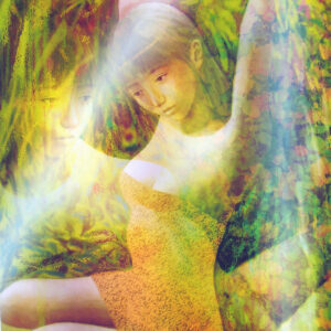 版画 のおすすめ作品・人気作家 人物 女性 木漏れ日1/5(植192) インテリア絵画 アート