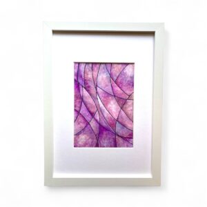 アクリル画 のおすすめ作品・人気作家 抽象画　バイオレット　紫　気品　高貴　癒し　神秘 バイオレット インテリア絵画 アート