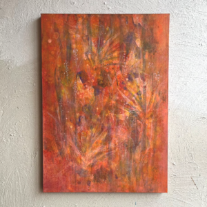 アクリル画 のおすすめ作品・人気作家 アクリル 抽象 花 瞬き インテリア絵画 アート