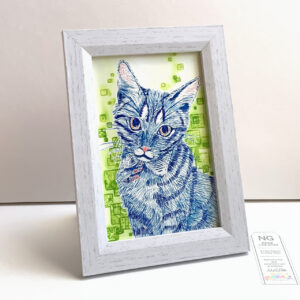 手描きイラスト のおすすめ作品・人気作家  『レオンくんのアート似顔絵』“Leon-kun’s Artistic Portrait” インテリア絵画 アート