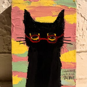 黒猫ミー絵画３点 黒猫ミー様専用絵画3点