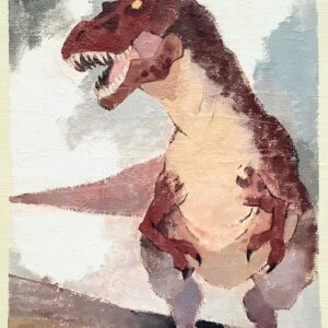 油絵 のおすすめ作品・人気作家 ティラノサウルス 恐竜 恐竜 インテリア絵画 アート