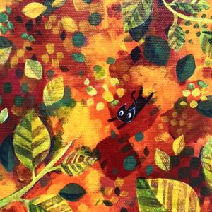 アクリル画 のおすすめ作品・人気作家 抽象画 植物 猫 カラフル 秋 絵画 訪れ インテリア絵画 アート